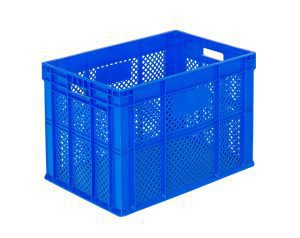 HP-4002 PLASTİK DELİKLİ EKMEK VE TAŞIMA KASASI 400x600x400 mm