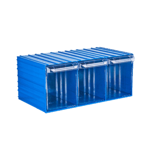 401-3 plastik çekmeceli malzeme kutusu 360x200x155 mm