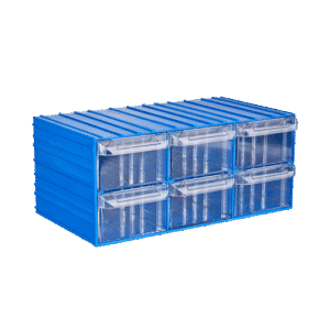 401-6 plastik altılı çekmeceli malzeme kutusu