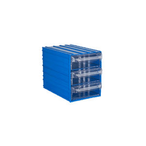 401-9 plastik dokuzlu şeffaf çekmeceli malzeme kutusu