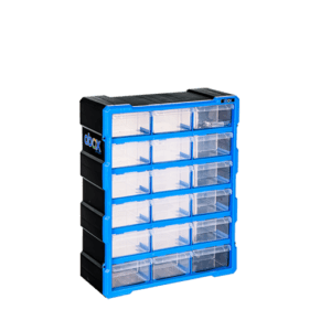 TK-6002 plastik monoblok 18'li çekmece seti