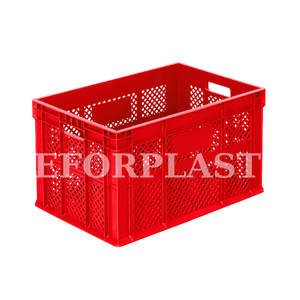 3402 Plastik delikli et taşıma kasası. Eforplast. Kurban ve et taşıma