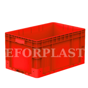 4632 plastik et kasası. Kırmızı kapalı kurban kasası. Eforplast