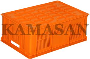 KAMASAN STK-48-AK PLASTİK DELİKLİ KASA 400x600x240 mm - Görsel 2