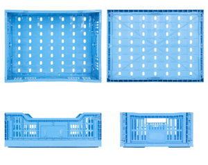 KTX-3405 PLASTİK KATLANIR DELİKLİ KASA 300x400x145 mm - Görsel 4