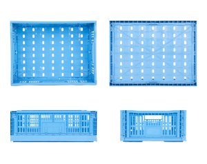 KTX-3401 PLASTİK KATLANIR DELİKLİ KASA 300x400x145 mm - Görsel 6