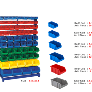 Stand 1 plastik avadanlık seti